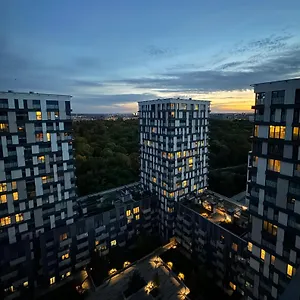 Apartman In Garden Towers, Prága
